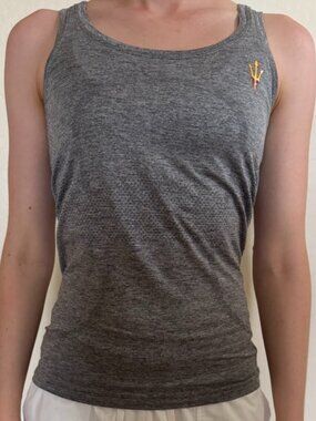 Lululemon Tank Top - Heathered Grey w/ ASU Logo